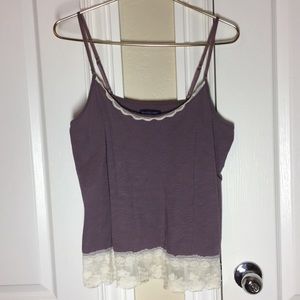 Purple Lace Camisole